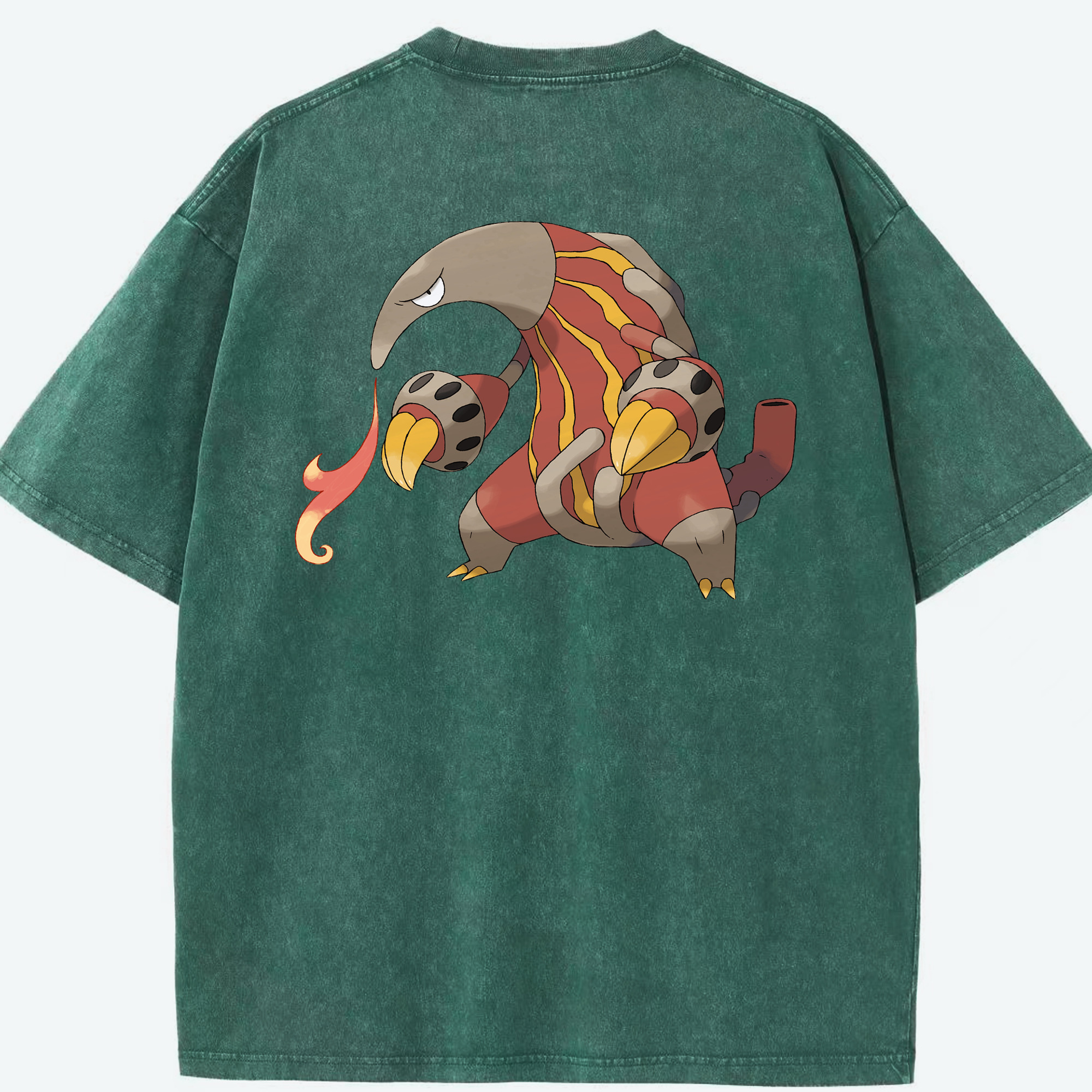 （画像用） ポケットモンスター Pokémon 綿100% ヴィンテージ風 半袖Tシャツ（背面プリント）